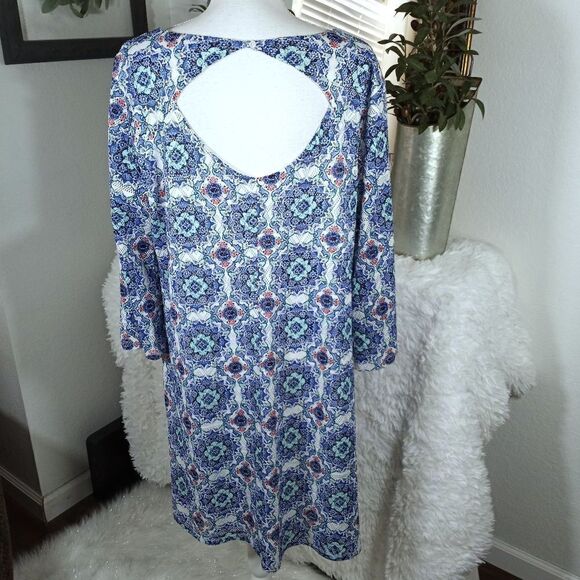 SAMI & JO PLUS RED, WHITE, & BLUE DRESS SZ.2X EUC - Picture 7 of 9